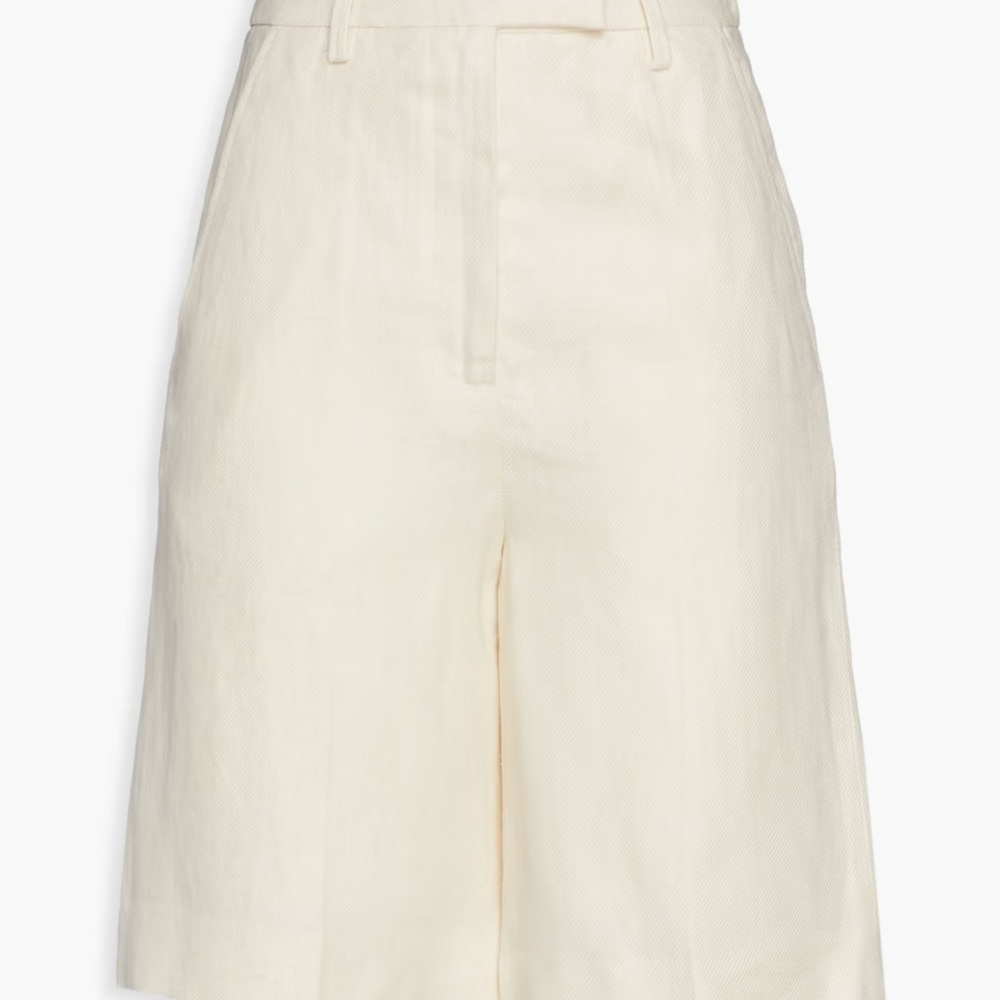 Womens linen Bermuda shorts